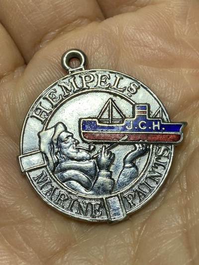 2025年第一百二十七场(总第一百五十三场）外国好品章牌、散币(免佣金) - 航海主题纪念章，重6.51克