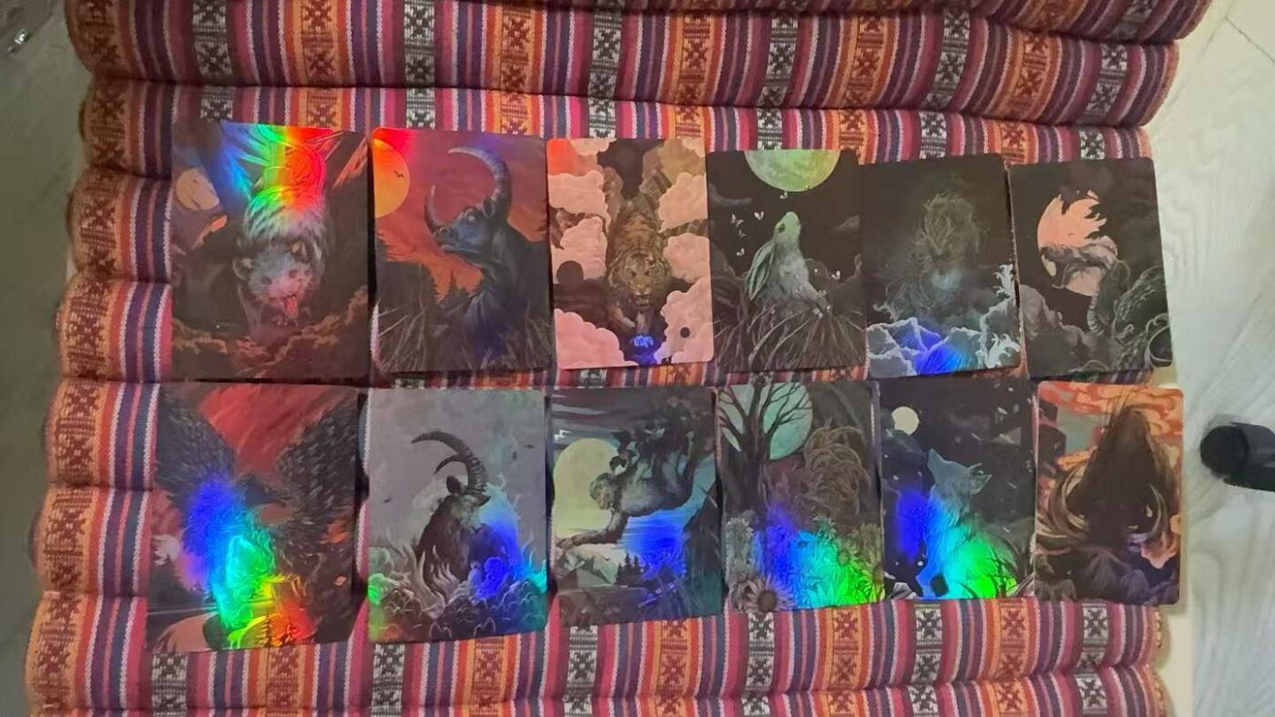 光影卡牌第25期，各家亲签，各家套卡，持续收拍品 星宿彩闪十二生肖3套+四大神兽+虎龙年贺岁等等
