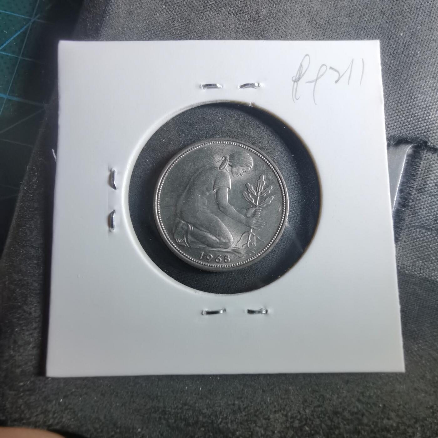 沼泽如烟--第899场 德国1968年50芬尼