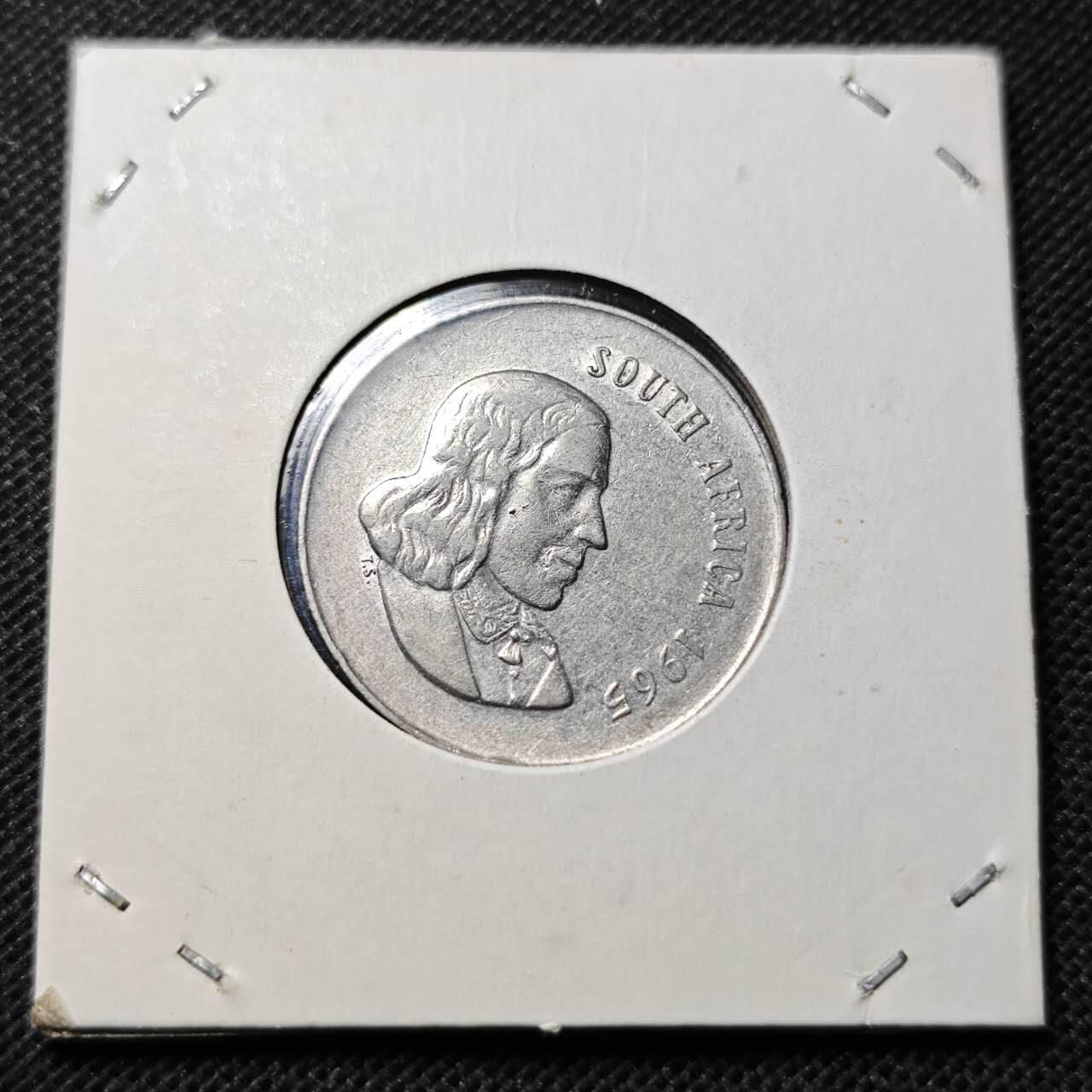 KK钱币收藏小铺  第368场  2月预留时间 周末发货  1965南非20分