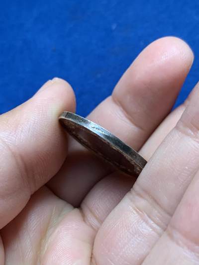 《竞宝斋》第437场 周日，周一2场连拍 （全场包邮） 法国婚礼银章 丰饶角银标 10.18克 27.4mm