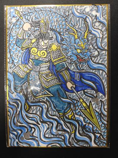 天玑星卡拍第137期《11.13周四截拍》持续收拍收评中 满赠卡需备注 - 【A4手绘】鹰之天空 WAIWAI 英雄传 赵云 A4大小手绘原作 手绘母卡