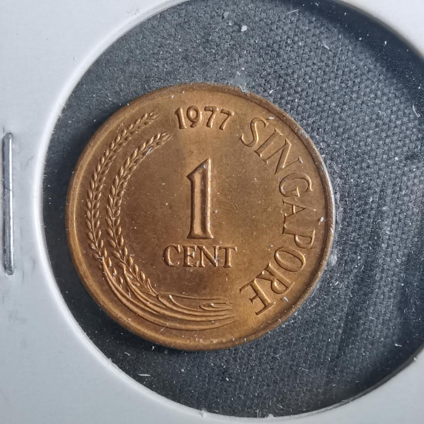 沼泽如烟--第899场 新加坡1977年一分