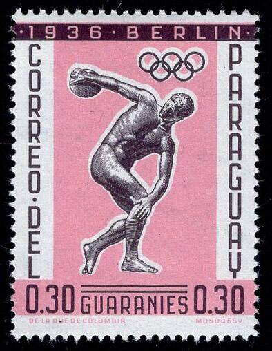 洪涛臻品批发群 精选邮票限时拍卖第1170期  - 乌拉圭 1936年柏林奥运会 新票原胶润亮全品