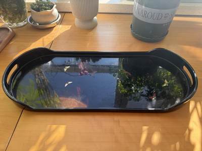 海外回流精品拍卖11.16 - 日本回流大漆茶盘-尺寸48cmX20cm，尺寸大