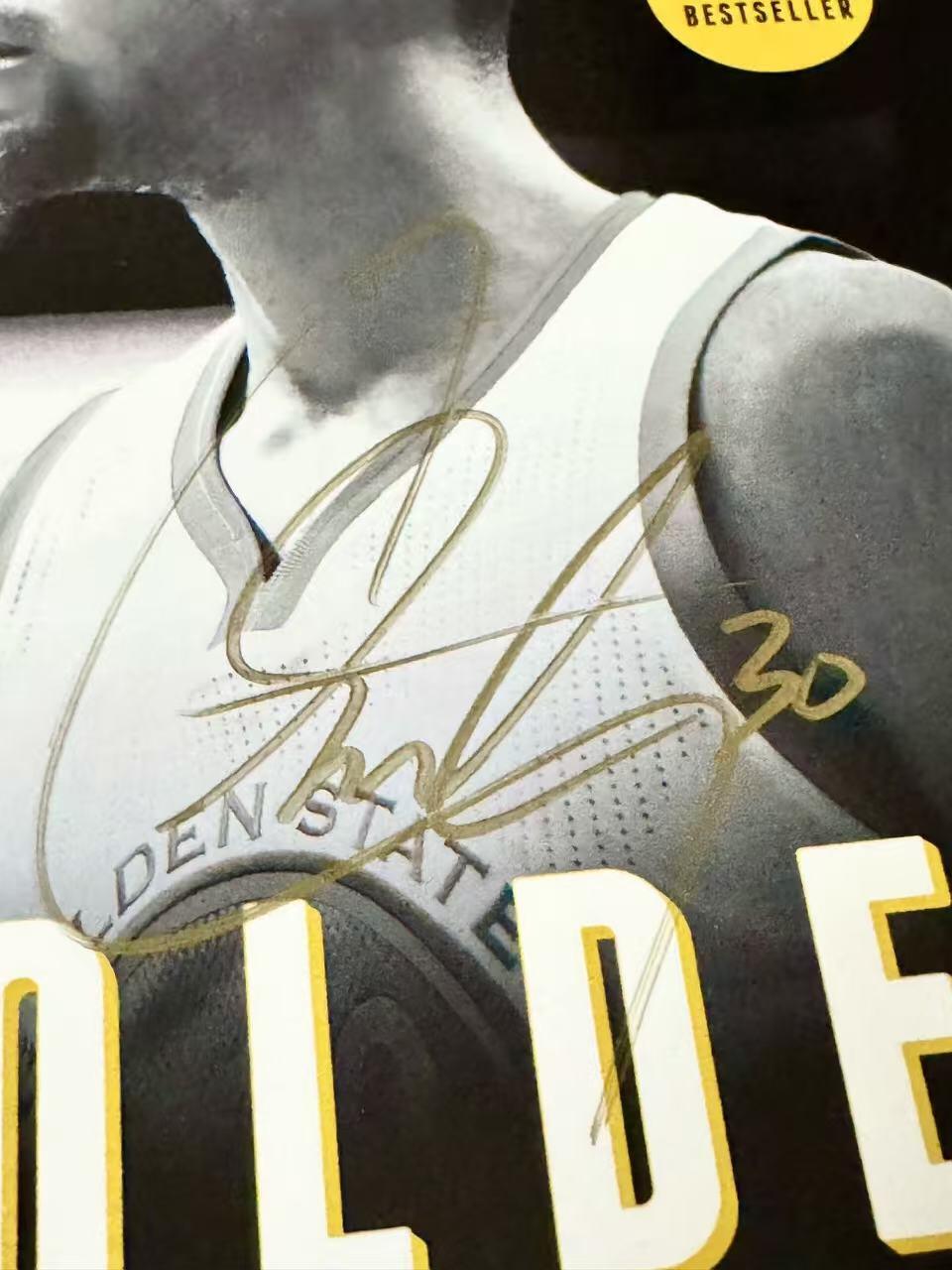 零元拍：斯蒂芬库里亲笔签名，金州勇士 库里的奇迹崛起 斯蒂芬库里传记 英文原版