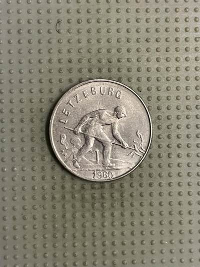 2025年第112场各国散币拍卖（总第112场） - 卢森堡1960年1法郎