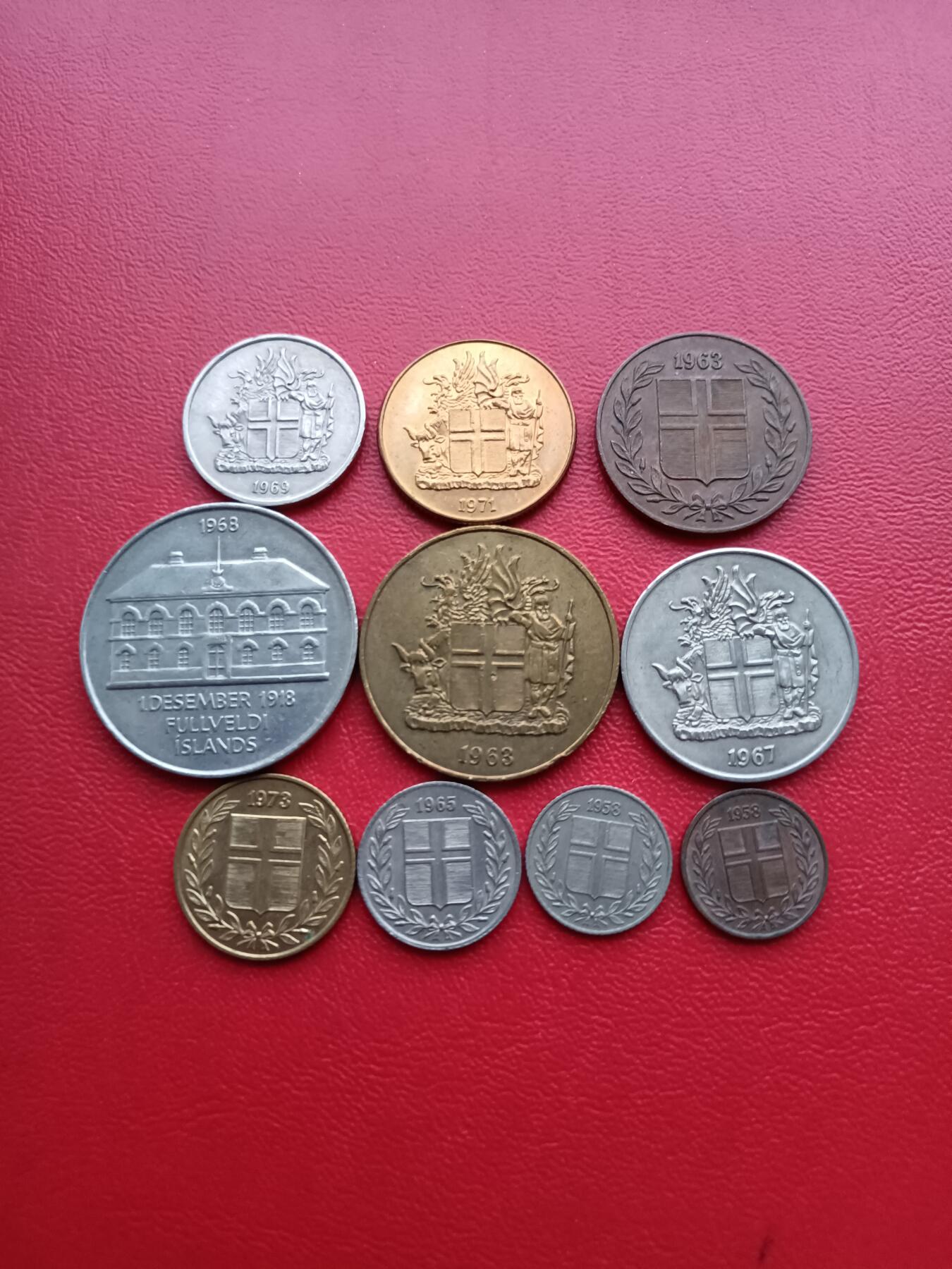 【云涧收藏】第七十八场 冰岛10枚套