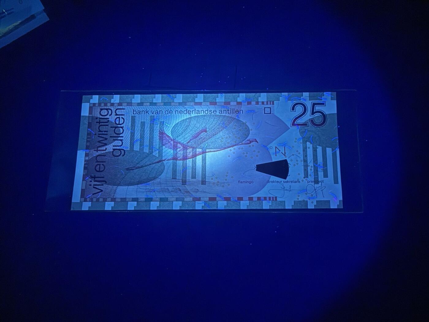 【炜奕收藏】，第五十期 2003年荷属安德烈斯25盾，UNC品相
