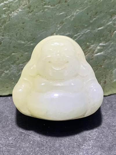 天然A货糯种翡翠雕刻通货弥勒佛吊坠一个！ - 天然A货糯种翡翠雕刻通货弥勒佛吊坠一个！