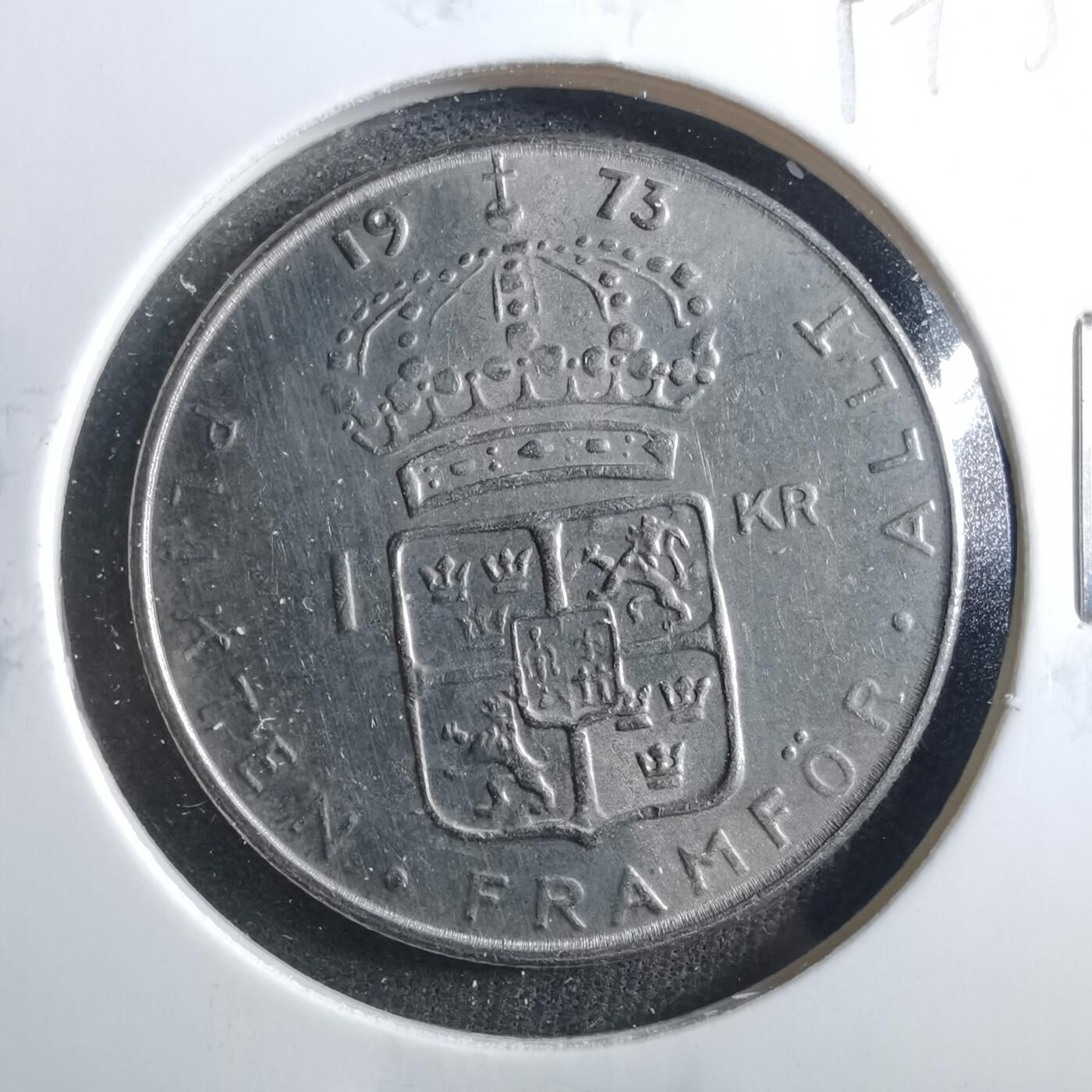 沼泽如烟--第899场 瑞典1973年1克朗