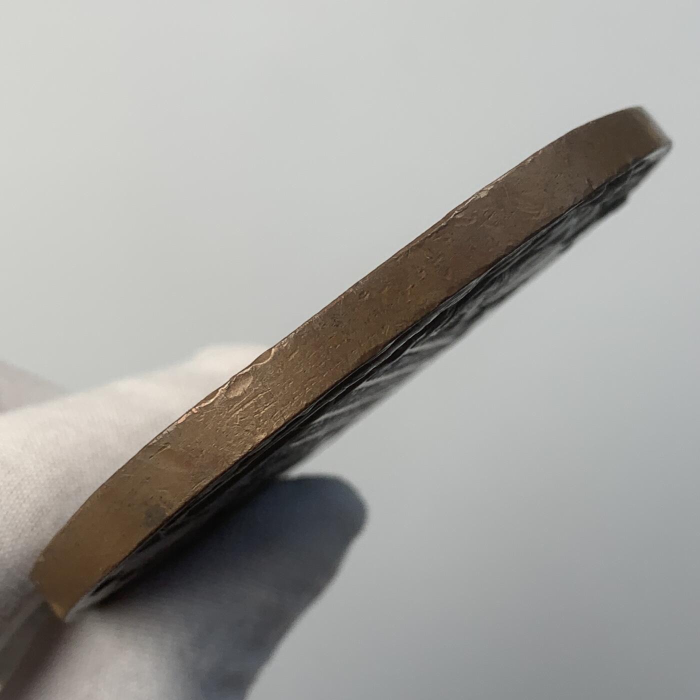 掌中浮雕-藏着的欧洲第041场 	1893年美国芝加哥博览会铜章，76mm