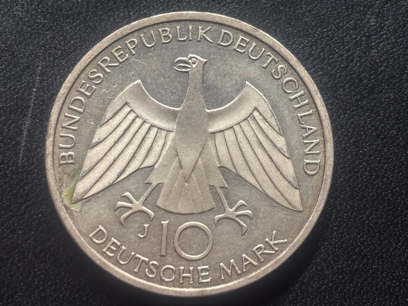 邮泉阁限时拍卖第三十五场 德国硬币专场（硬币在国外。请付邮费6元。） 西德（联邦德国）1972年10马克纪念银币观众J版