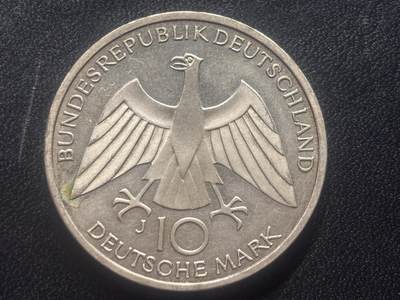 邮泉阁限时拍卖第三十五场 德国硬币专场（硬币在国外。请付邮费6元。） - 西德（联邦德国）1972年10马克纪念银币观众J版