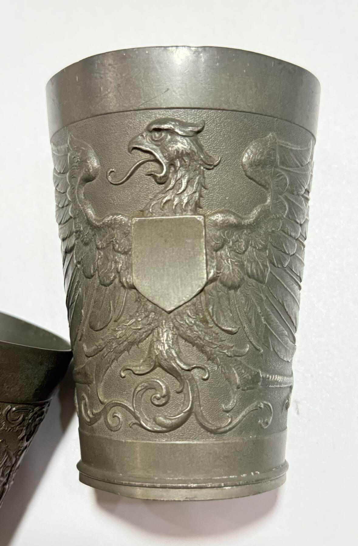 韵星假日精品2025秋季军品类拍卖会-- Rimey Holidays Boutique 2025 Autumn Militaria Sale 德意志第二帝国国家象征雄鹰官方纪念杯