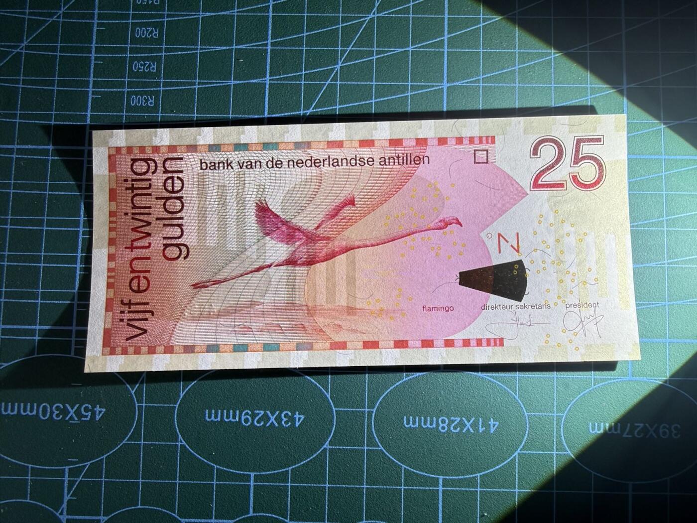 【炜奕收藏】，第五十期 2003年荷属安德烈斯25盾，UNC品相