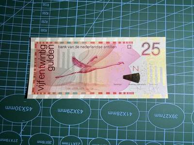 【炜奕收藏】，第五十期 - 2003年荷属安德烈斯25盾，UNC品相