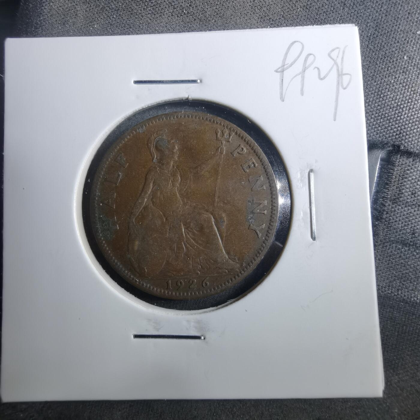 沼泽如烟--第899场 英国1926年半便士