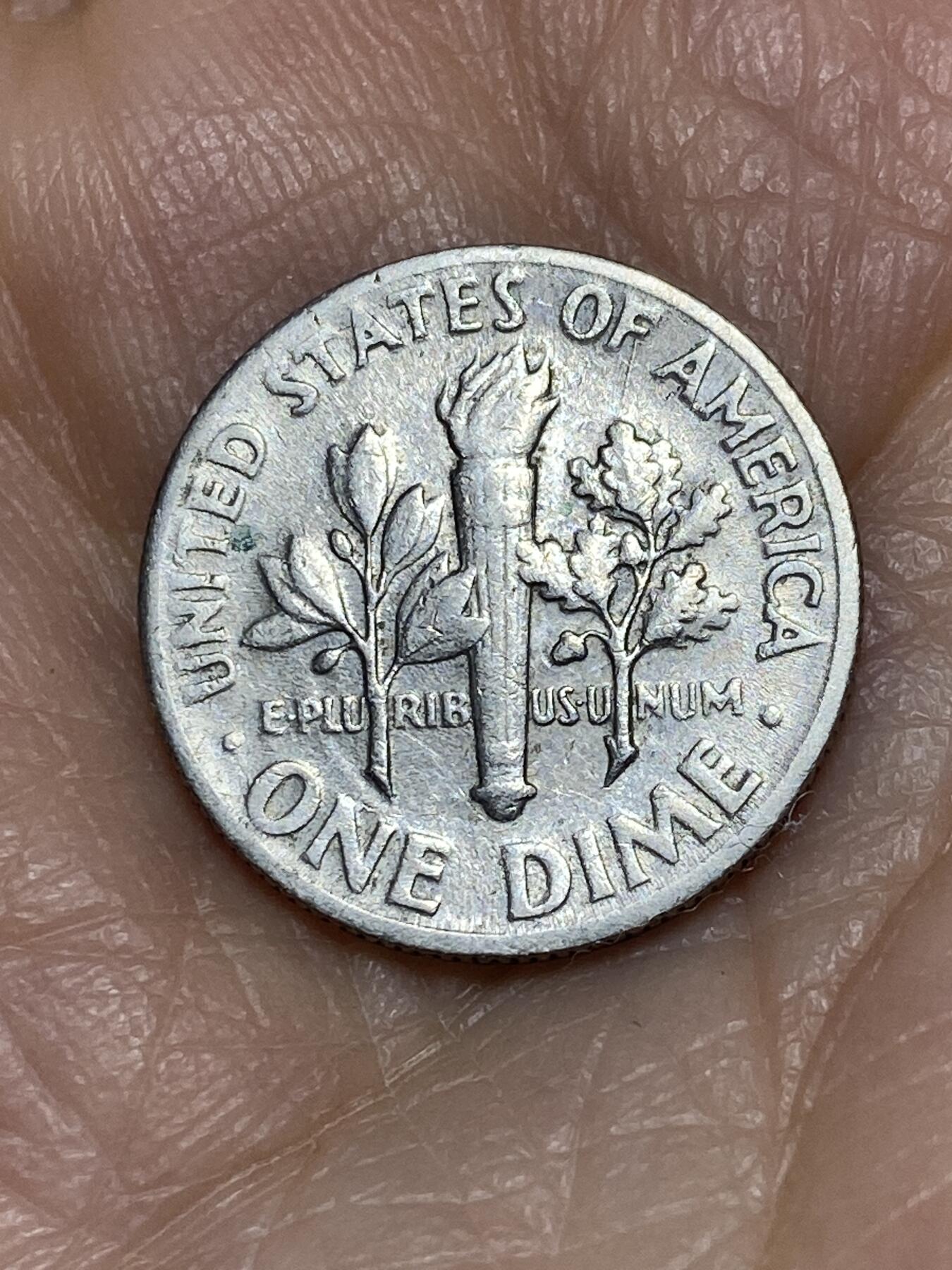 2025年第一百二十七场(总第一百五十三场）外国好品章牌、散币(免佣金) 美国🇺🇸1973年1角(罗斯福1角第二版，无标版)