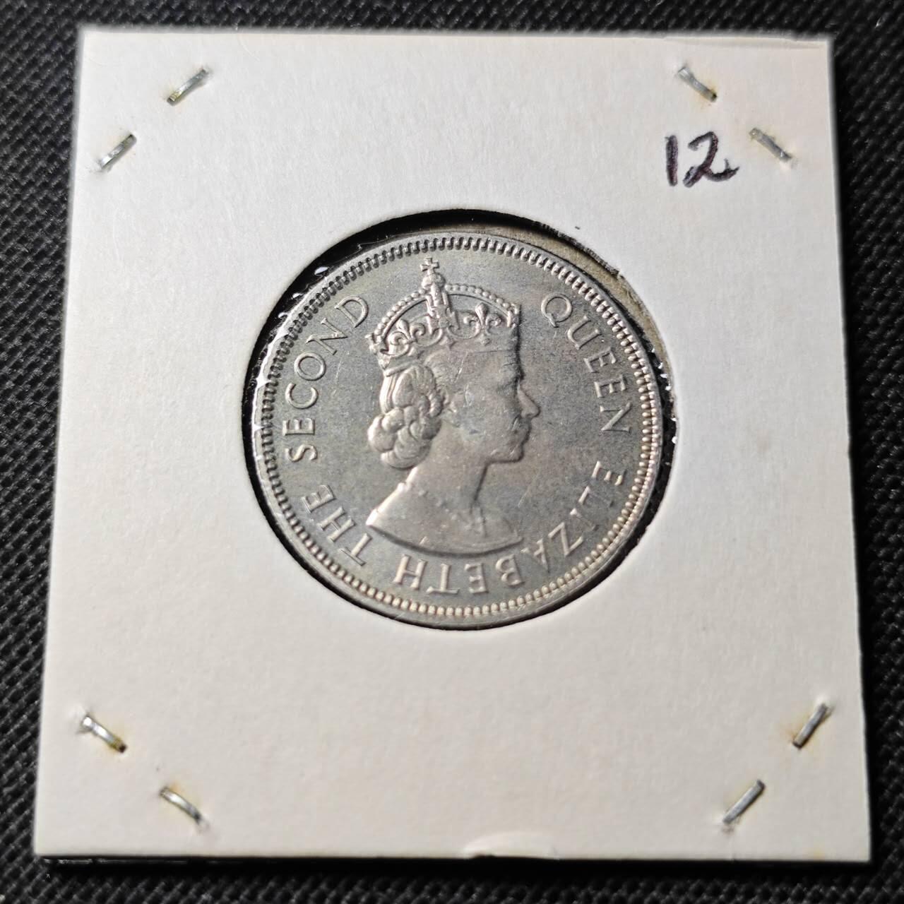 KK钱币收藏小铺  第368场  2月预留时间 周末发货  1974塞舌尔50分 好品