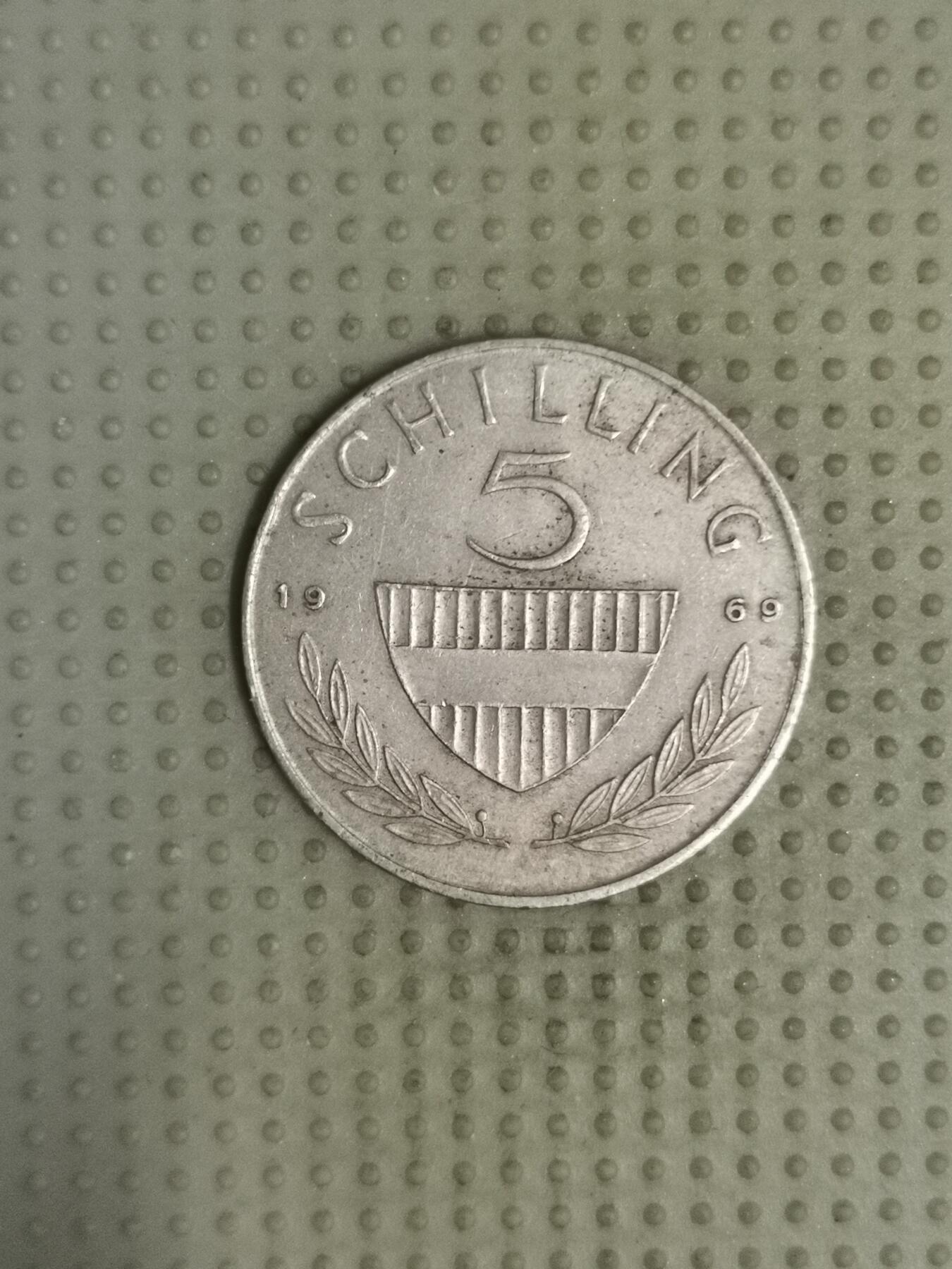 2025年第112场各国散币拍卖（总第112场） 奥地利1969年5先令