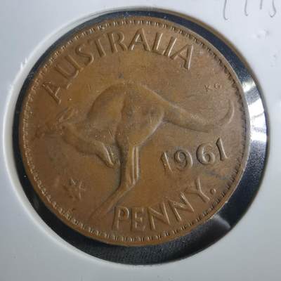 沼泽如烟--第899场 - 澳大利亚1961年1便士
