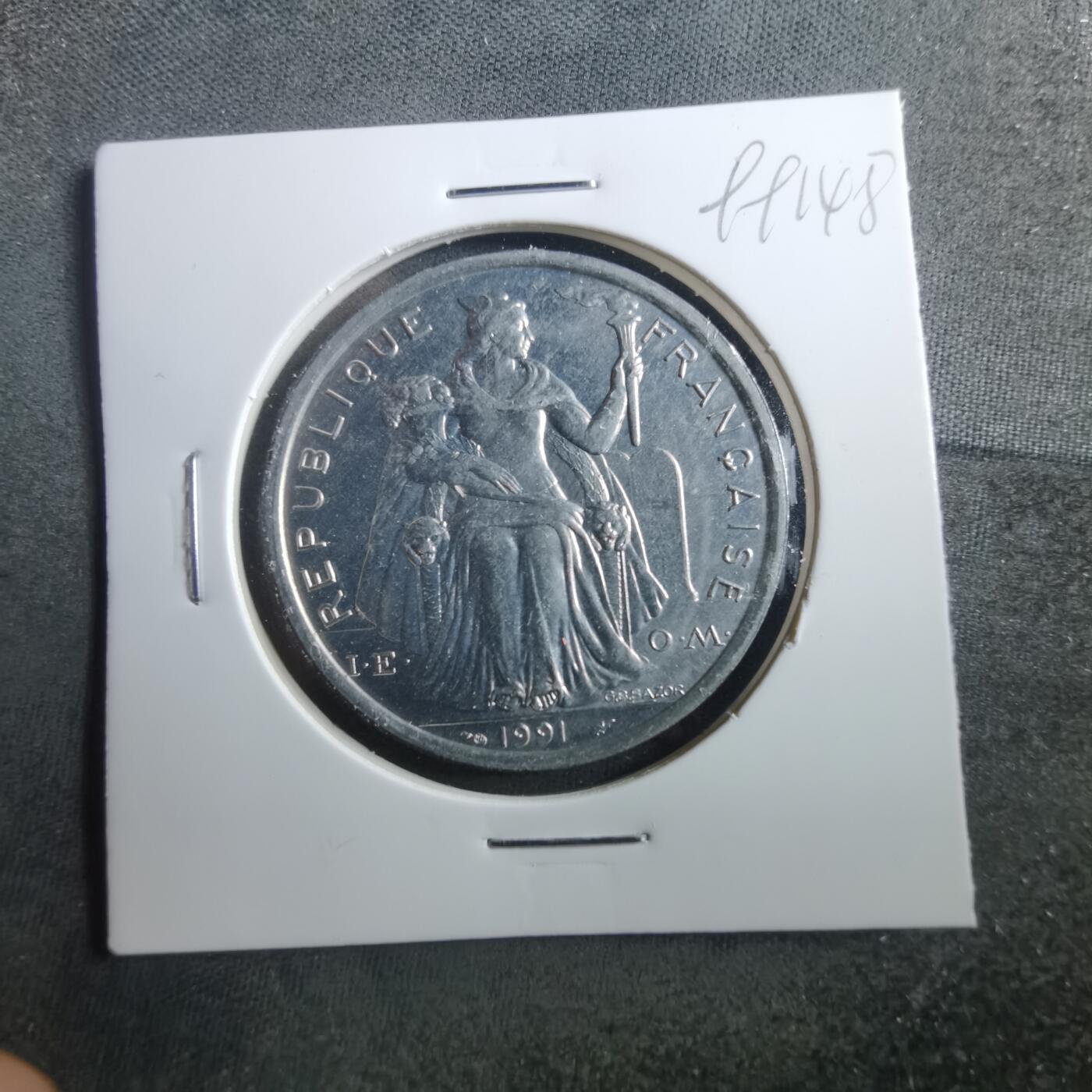 沼泽如烟--第899场 法属新喀里多尼亚1991年5法郎