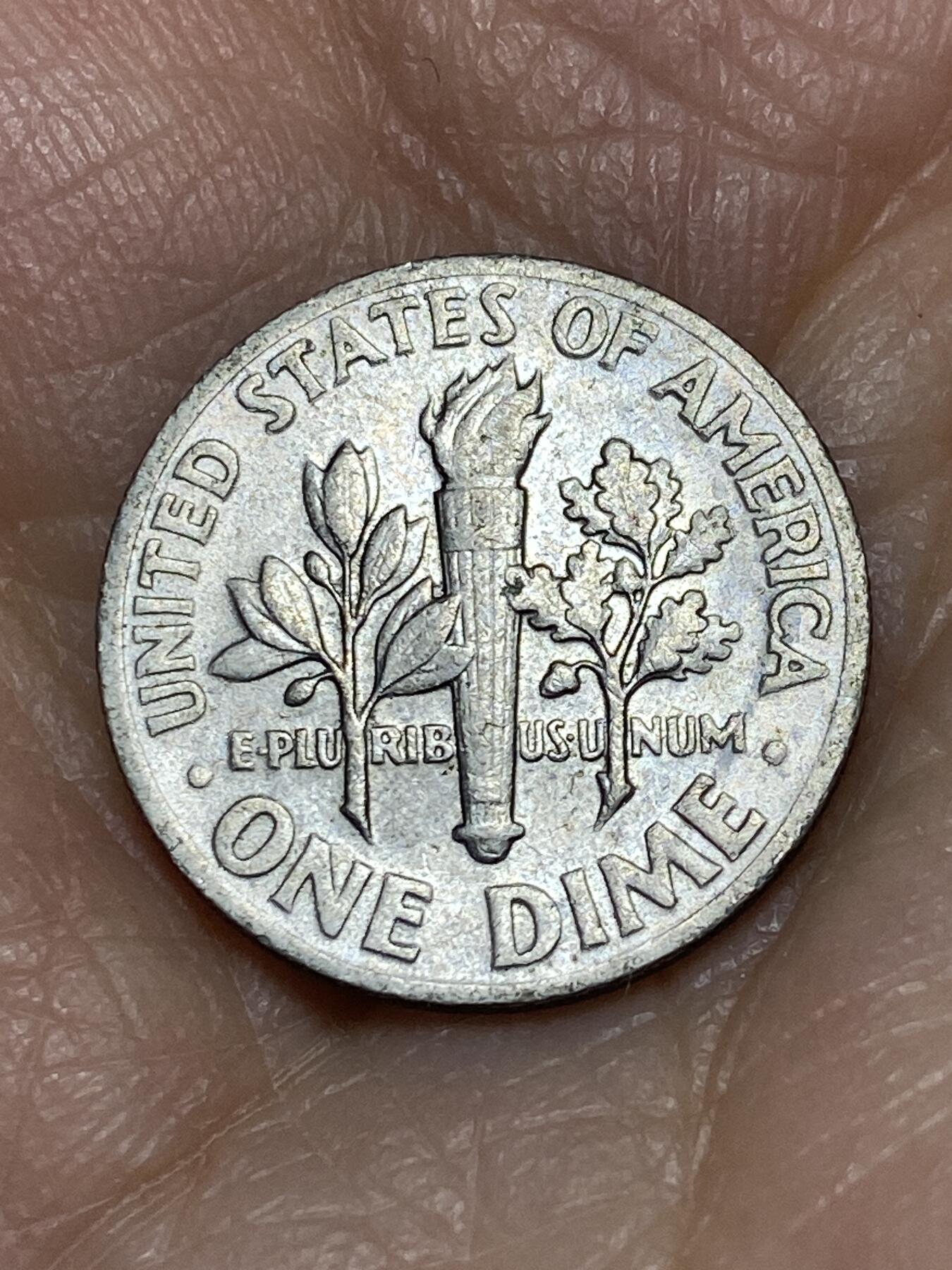 2025年第一百二十七场(总第一百五十三场）外国好品章牌、散币(免佣金) 美国🇺🇸1970年1角(罗斯福1角第二版，无标版)