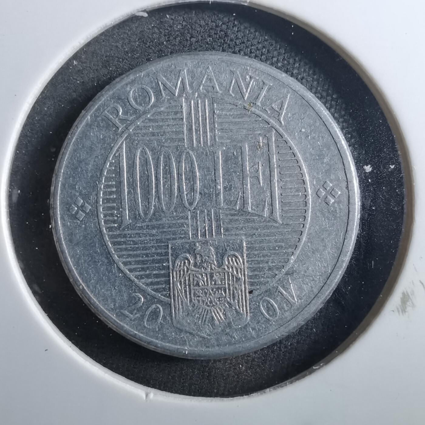 沼泽如烟--第899场 罗马尼亚2001年1000列伊