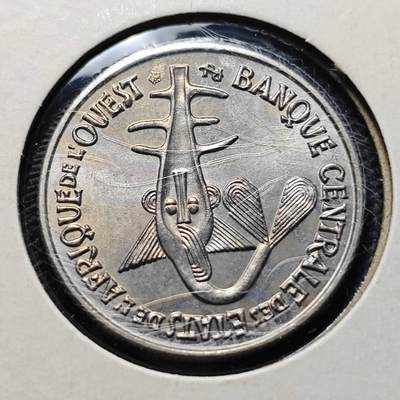 KK钱币收藏小铺  第368场  2月预留时间 周末发货 -  1972中非50法郎 好品