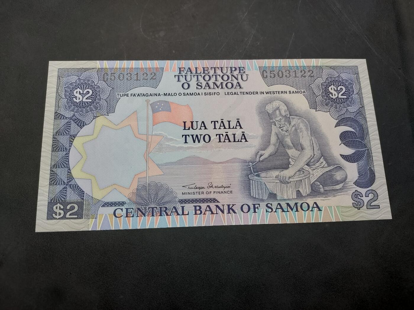 博彦收藏  11月15日 8点 钱币专场 萨摩亚 2 TALA UNC