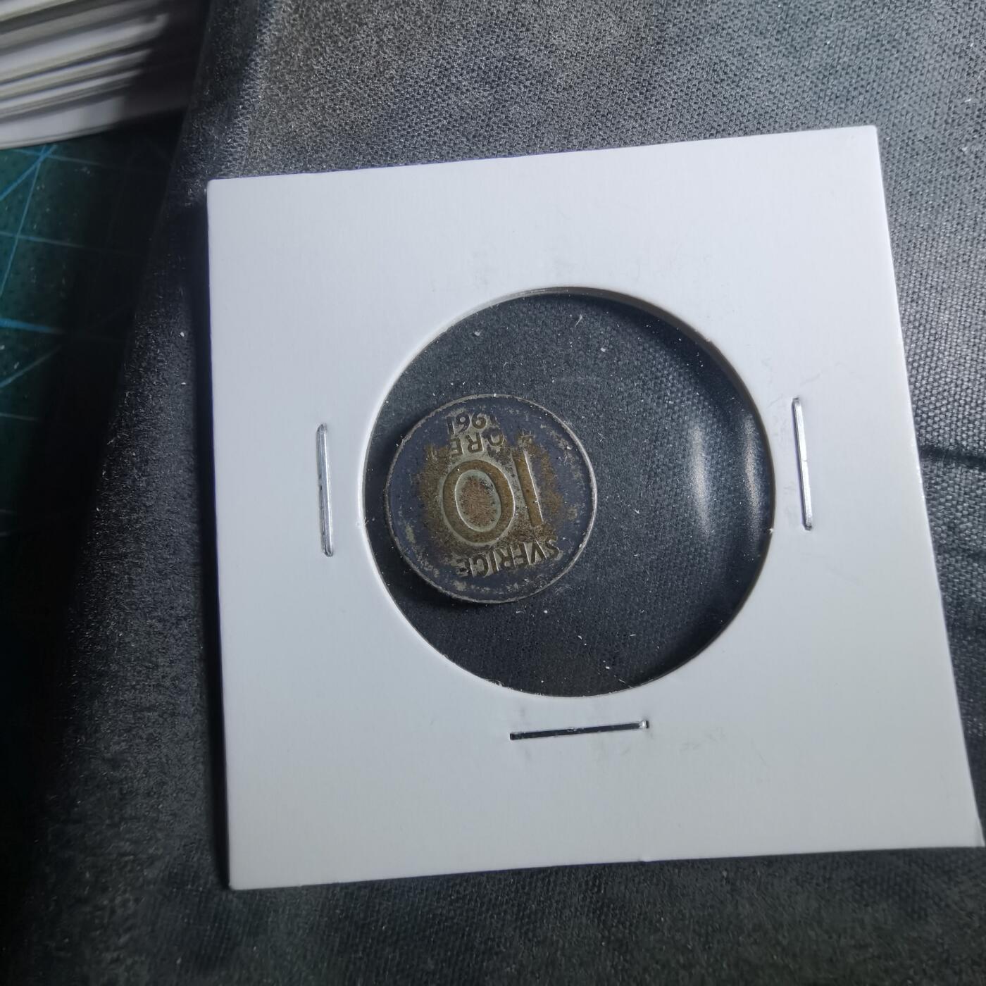 沼泽如烟--第899场 瑞典1961年10欧尔银币