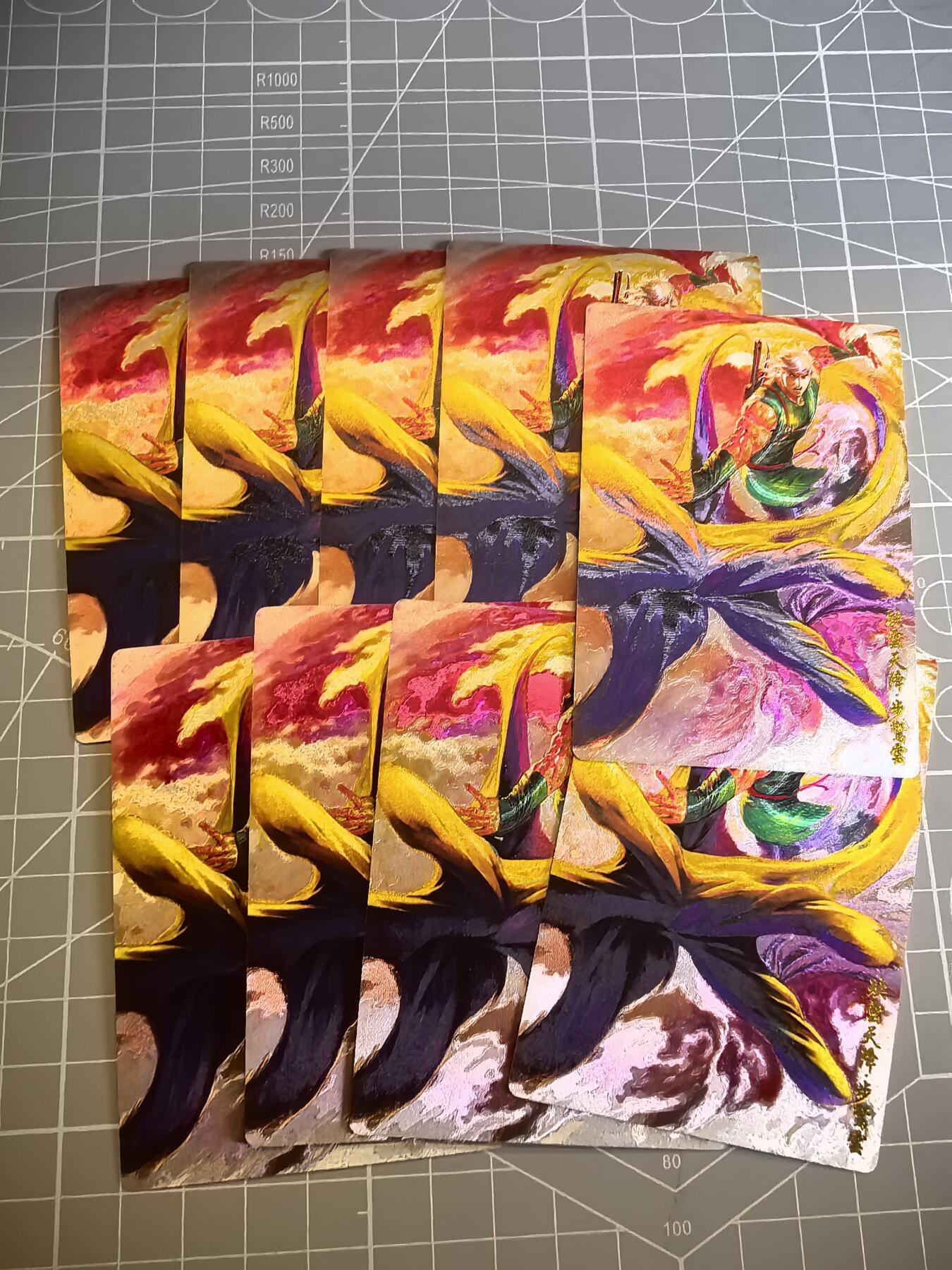 无佣金 不寄存 不收拍 链接少 我只是一个小小的卡牌收藏玩家  满150包邮非偏远  需要多宫大佬请私聊 部分卡牌设有底价（不想玩的那么累，即使有底价也会比市场价便宜的多，懂的自然懂） 拒绝小号抬价 大家放心拍 所有拍品部分套有卡膜 部分卡牌多宫 自制卡牌 不包厂瑕 放大镜 品控 勿拍 流拍商品会循环 感谢大家支持 留个关注 不定时上新 谢谢 奇点卡牌 步惊云粗闪9宫