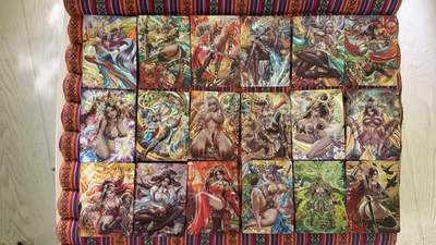 光影卡牌第25期，各家亲签，各家套卡，持续收拍品 - 卡玩帕克三国姬粗闪18张