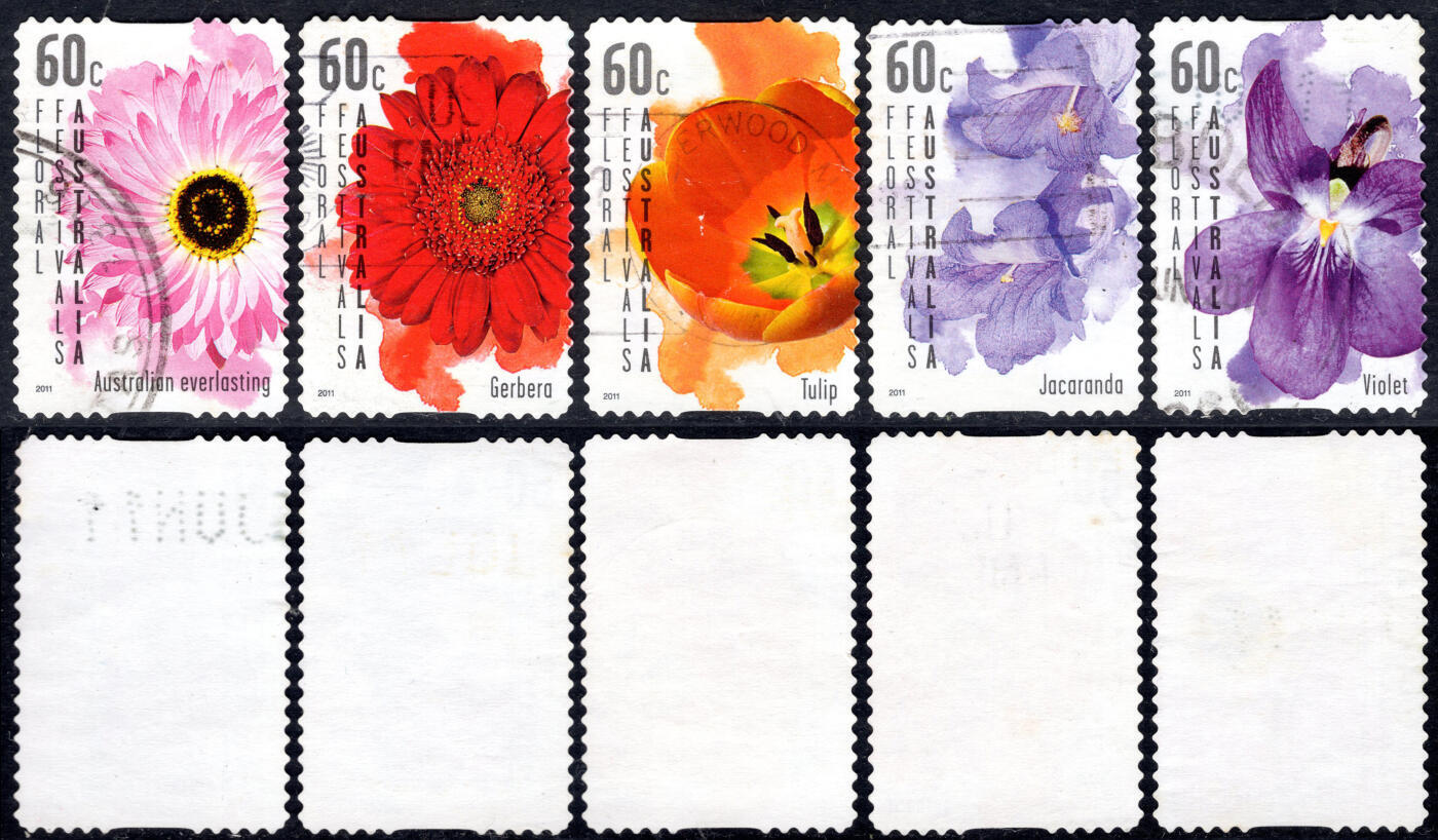 洪涛臻品批发群 精选邮票限时拍卖第1167期  澳大利亚2011 很漂亮 花卉邮票 信销好品