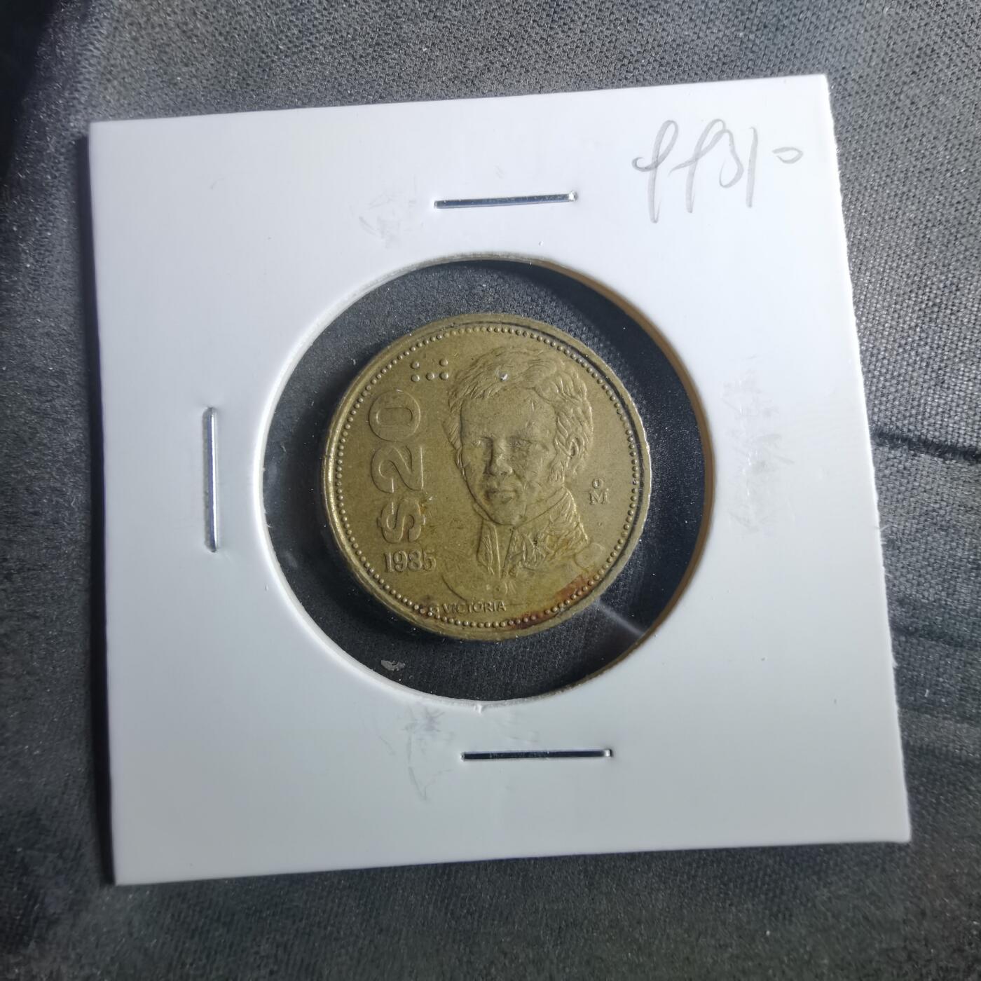 沼泽如烟--第899场 墨西哥1985年20比索