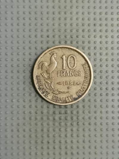 2025年第112场各国散币拍卖（总第112场） - 法国1952年10法郎