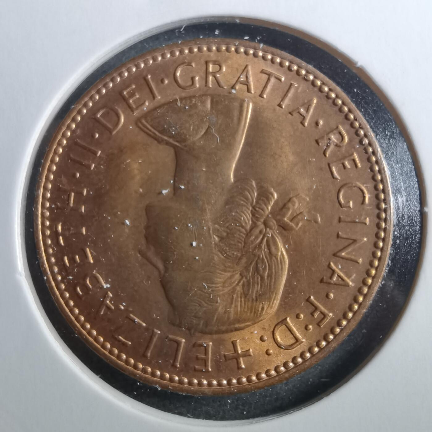 沼泽如烟--第899场 英国1967年半便士