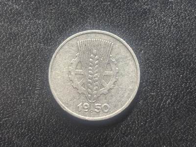 邮泉阁限时拍卖第三十五场 德国硬币专场（硬币在国外。请付邮费6元。） 东德（德意志民主共和国）1950年1芬尼E版