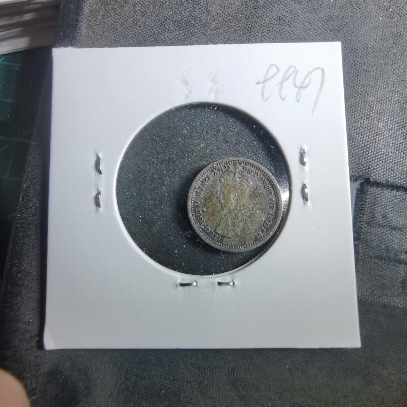 沼泽如烟--第899场 英属海峡1935年五分银币