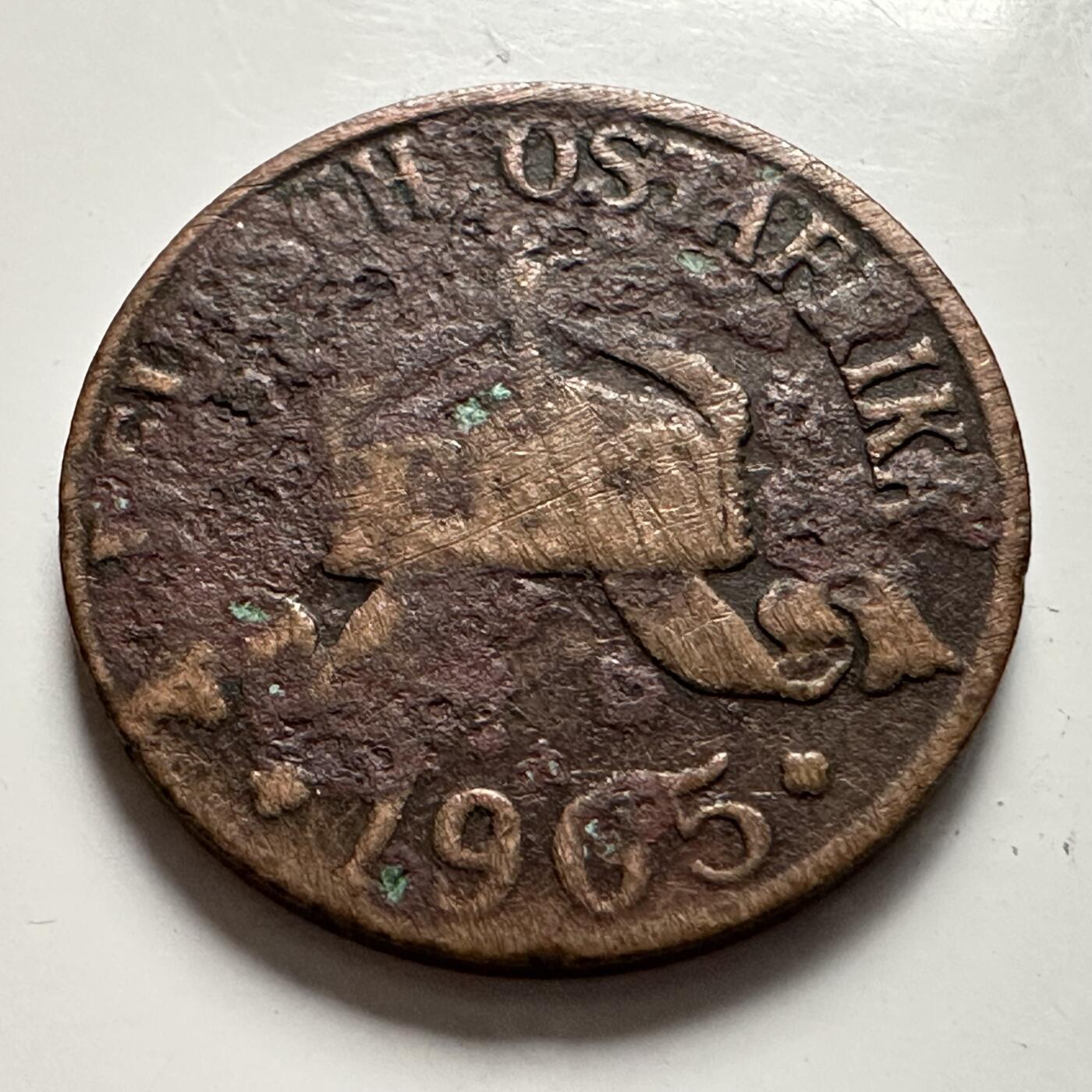 🌹外币初藏🌹🐯2025年第126场  每周二四六晚8️⃣点 接代拍 德属东非1905年一赫勒