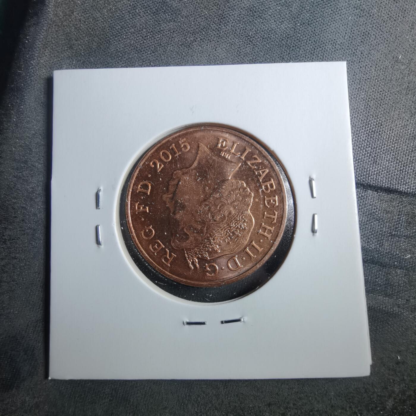 沼泽如烟--第899场 英国2015年2便士