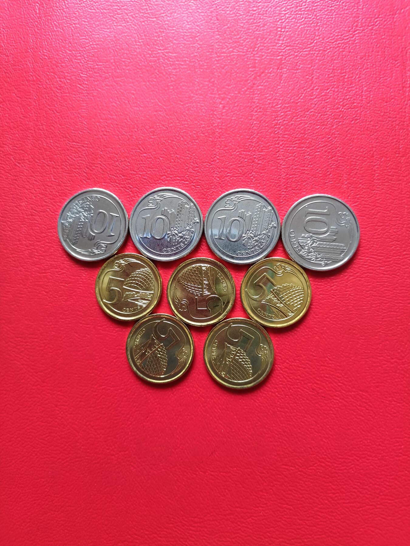 【云涧收藏】第七十八场 新加坡2013年卷拆5、10分9枚