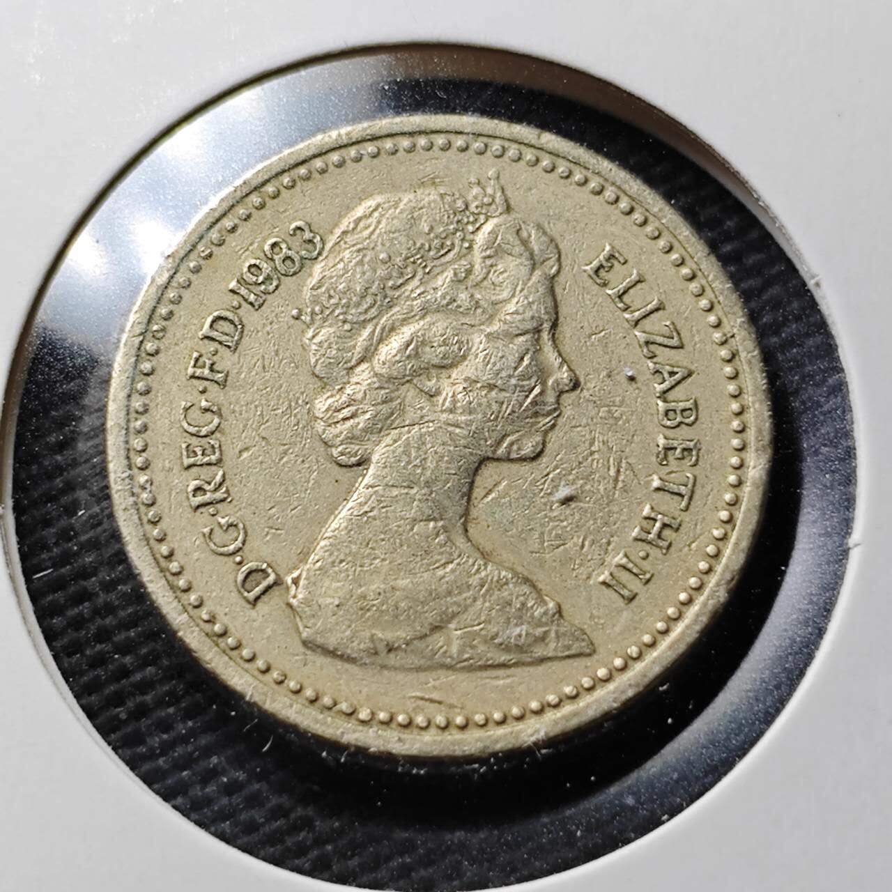 KK钱币收藏小铺  第367场  2月预留时间 周末发货  英国1镑