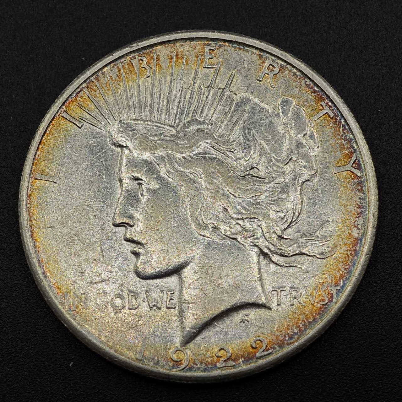 【淘币小摊】实时拍第七百九十五拍   银币套币场   满百包邮可预留二周 每周一统一发货   美国1922年和平银币