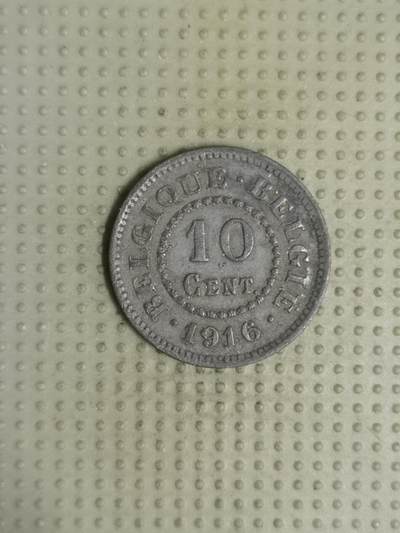 2025年第112场各国散币拍卖（总第112场） - 比利时1916年10分