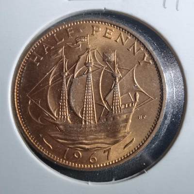 沼泽如烟--第899场 - 英国1967年半便士