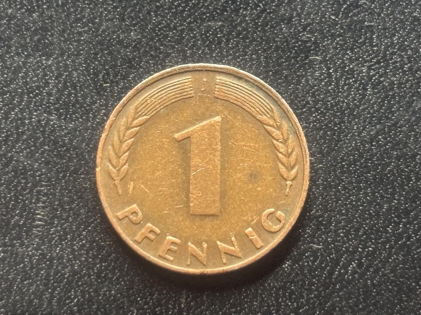 邮泉阁限时拍卖第三十五场 德国硬币专场（硬币在国外。请付邮费6元。） 西德（联邦德国）1948年1芬尼J版