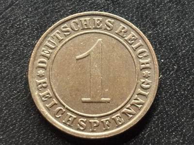 邮泉阁限时拍卖第三十五场 德国硬币专场（硬币在国外。请付邮费6元。） 德国魏玛共和国帝国马克1935年1芬尼E版