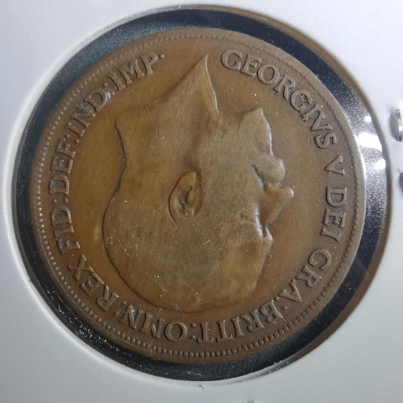 沼泽如烟--第899场 英国1920年1便士